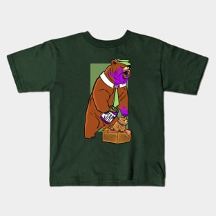 Hungrier than the average bear Kids T-Shirt